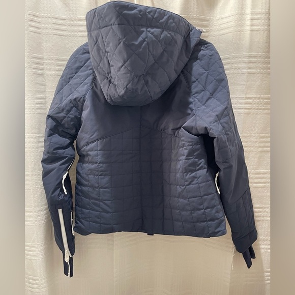 NEW FP free people movement all prepped short parka jacket navy blue NWOT - Picture 3 of 11